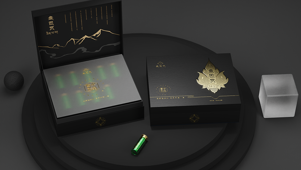 金巴瓦蜂蜜包装设计